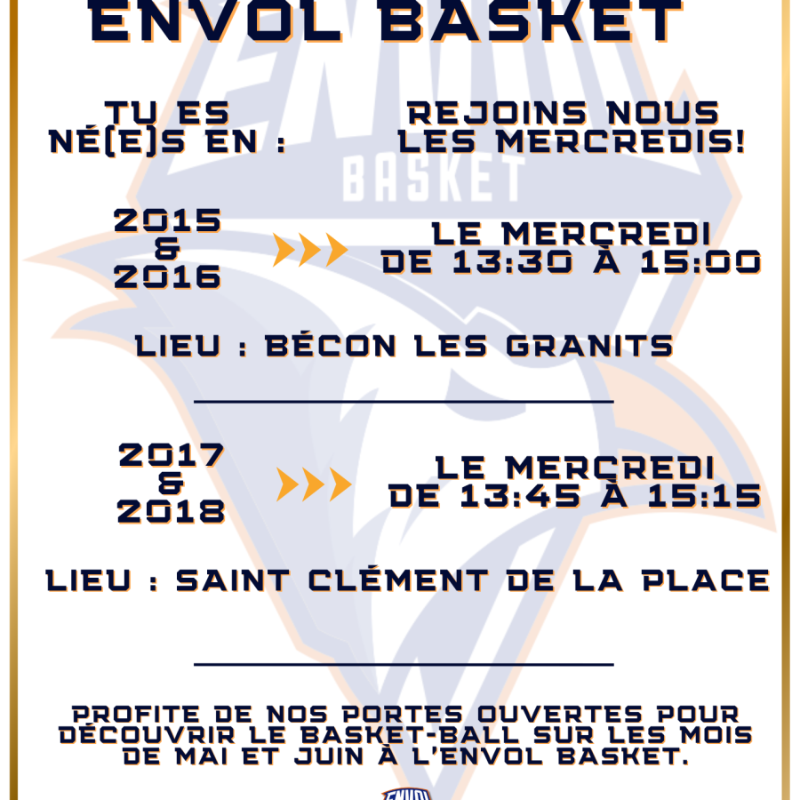 Affiches Portes ouvertes U9U11