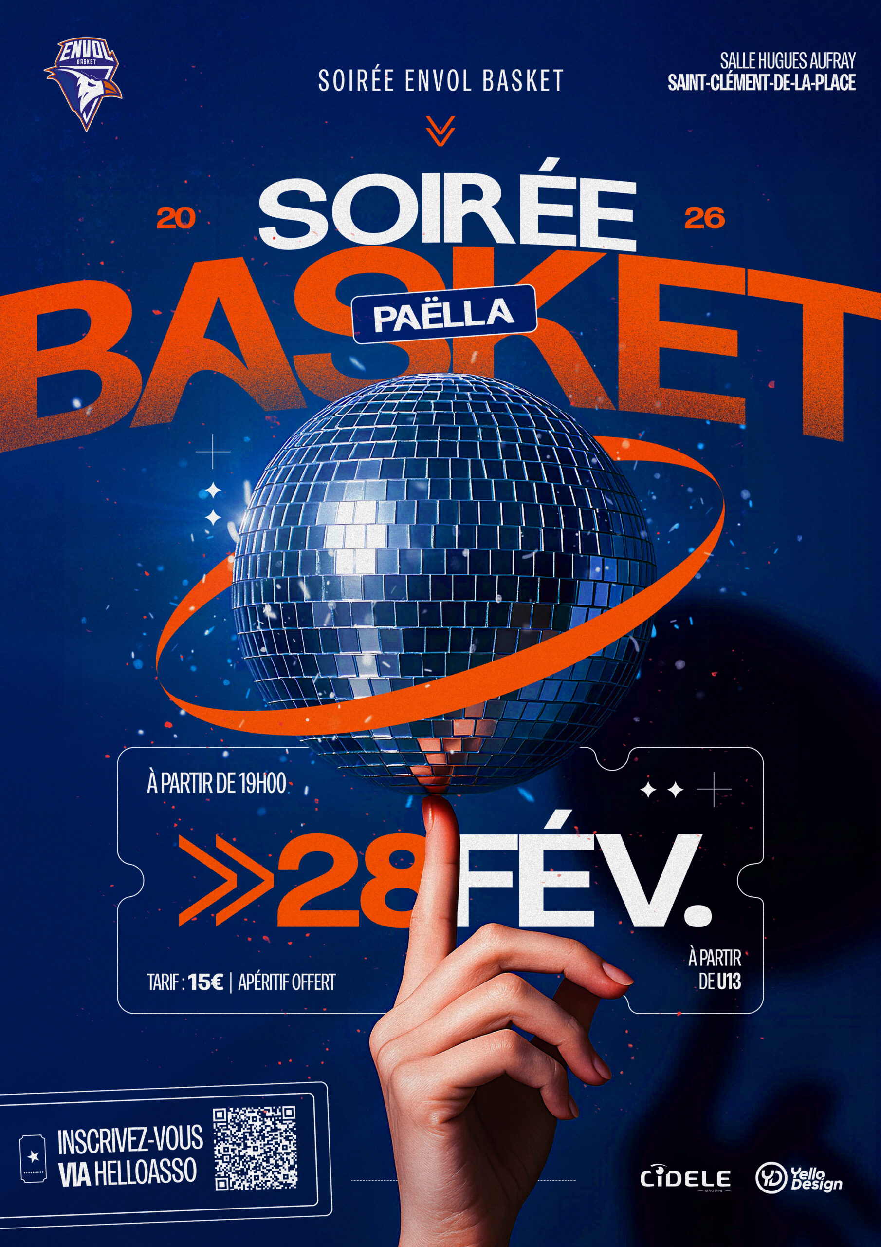 Affiche soirée club